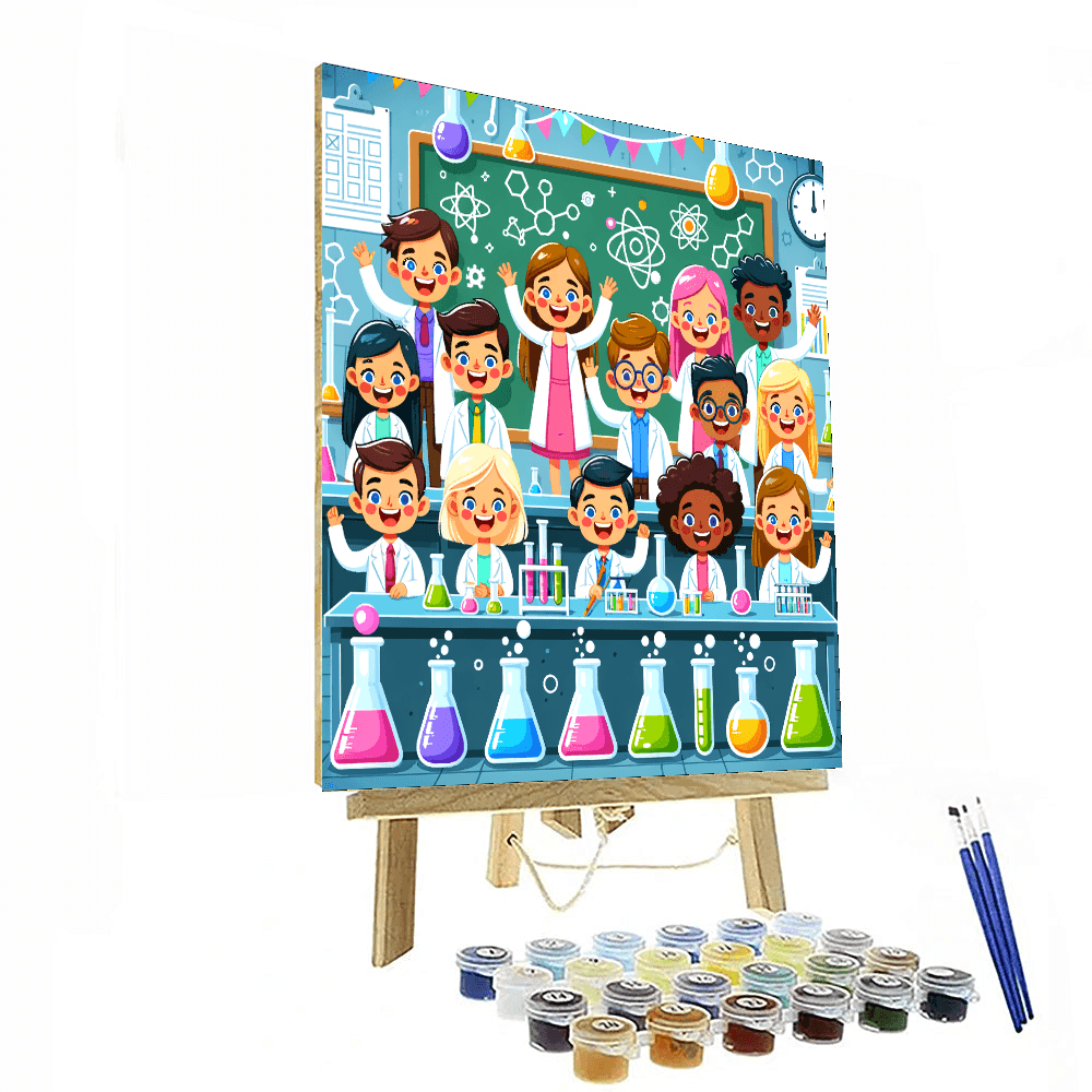 Super Science Laboratory Number Painting