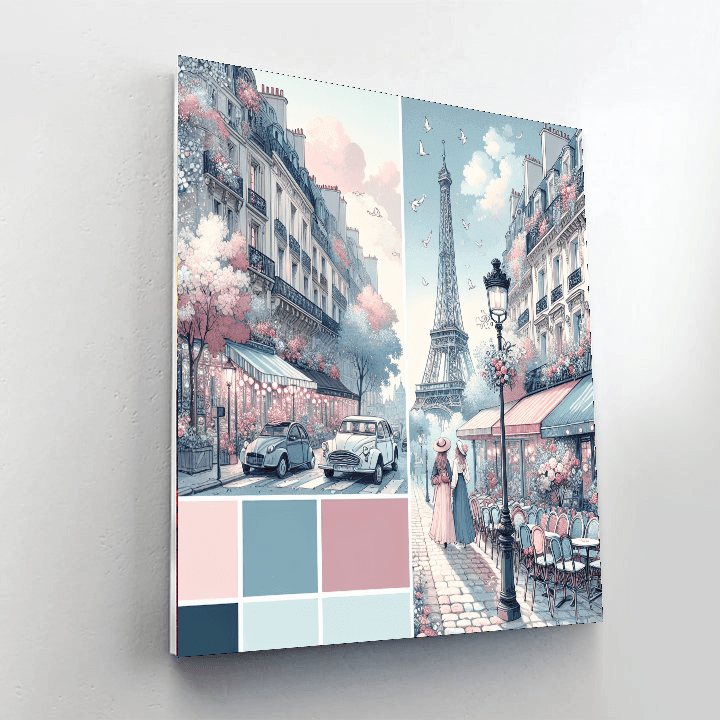 Parisian Daydreams Paint By Numbers