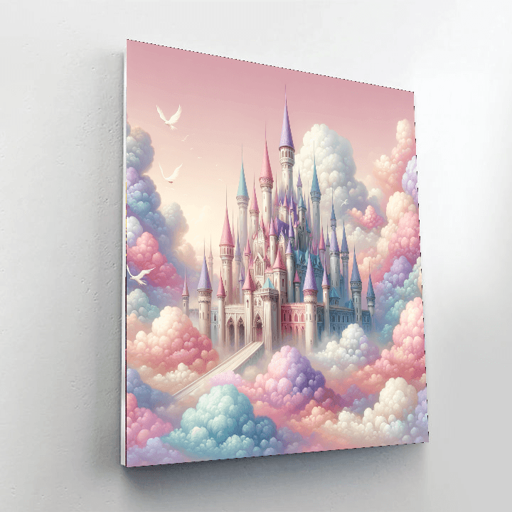 Fairy Tale Castle In The Clouds Paint By Number