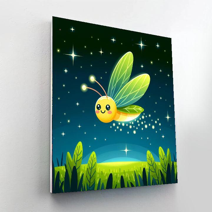 Cheerful Firefly Paint By Numbers Kits