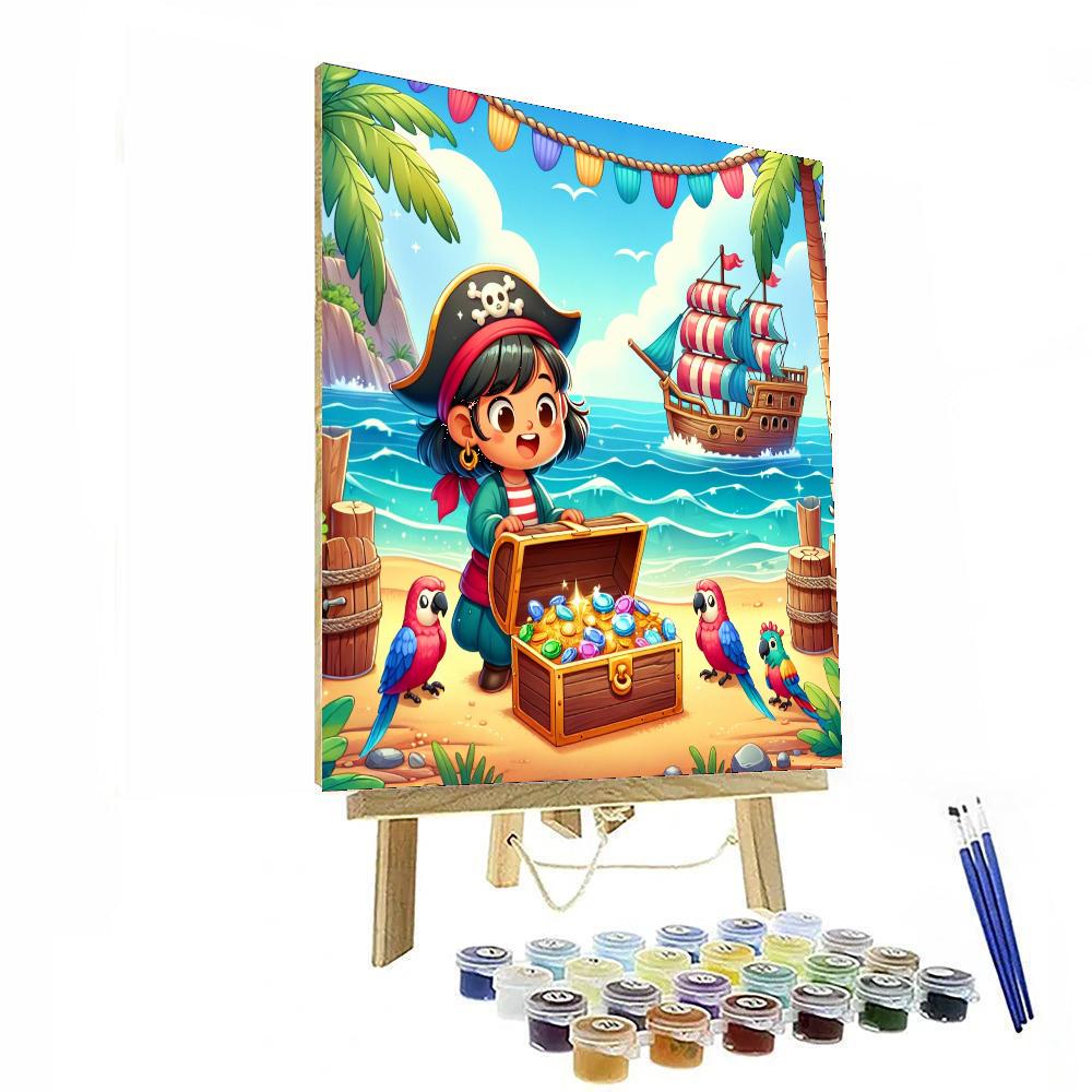 Pirate Cove Exploration DIY Paint By Numbers