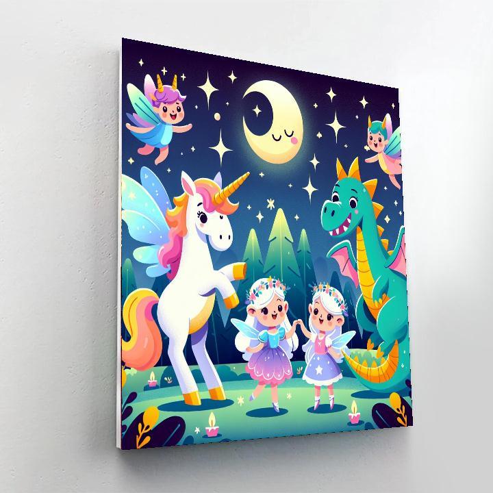 Magical Creatures Gala Paint By Color