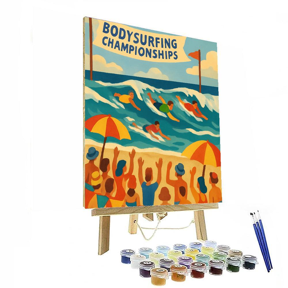 World Bodysurfing Championships DIY Paint By Numbers