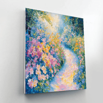 Claude Monet Inspired Whirling Blossoms  Painting By Numbers Kit