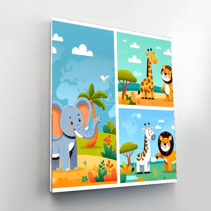 World Safari Expedition Paint By Color
