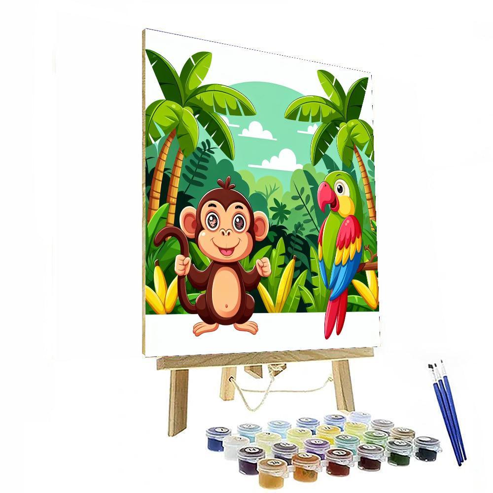 Amazing Jungle Exploration Paint By Numbers Kits