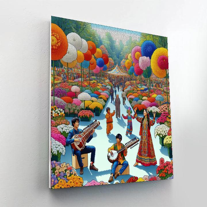International Flower Festival - Taiwan Paint By Numbers Art