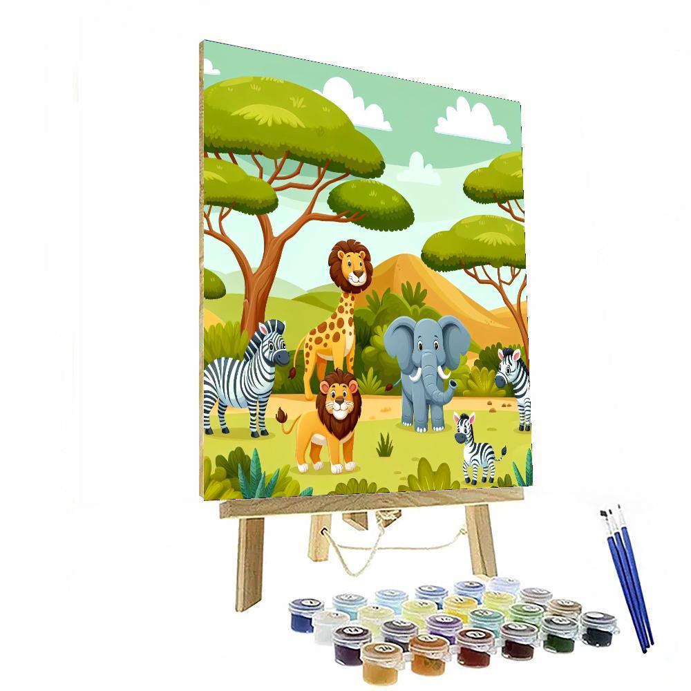Safari Trek Paint By Numbers