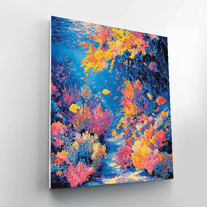 Paul Signac Inspired Harmonic Ocean  Painting By Numbers Kit