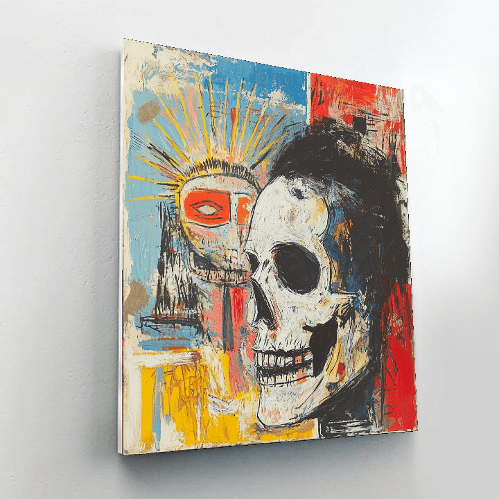 Jean-Michel Basquiat Inspired Modern Mythology  Paint By Numbers Kits