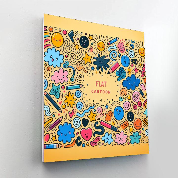 Delightful Doodle Dream Painting By Numbers Kit