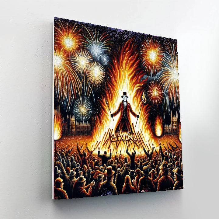 Guy Fawkes Night - United Kingdom Numbered Painting Kits