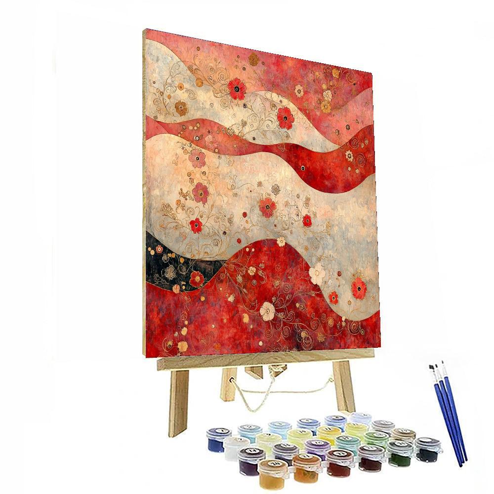 Gustav Klimt Inspired Ethereal Dreams Of Color  Paint By Numbers Kits