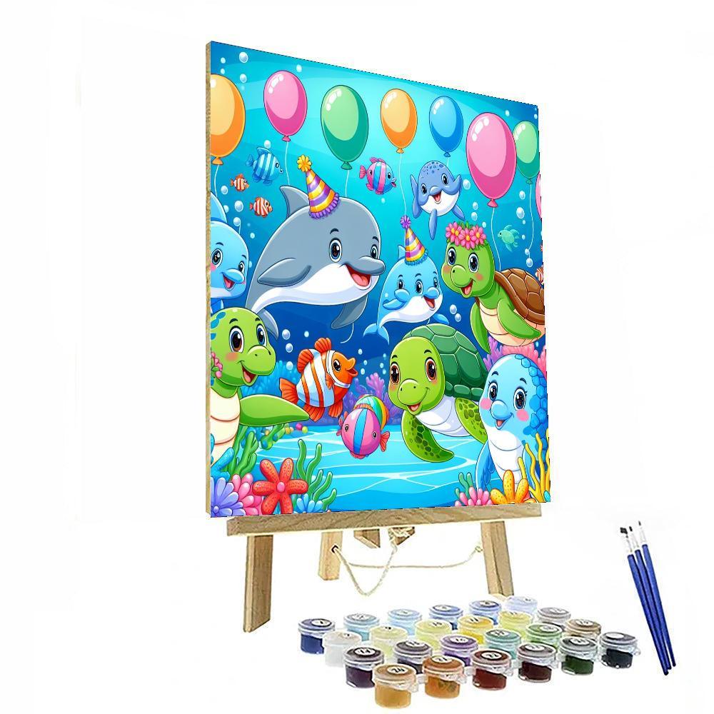 Playful Ocean Fiesta Paint By Number