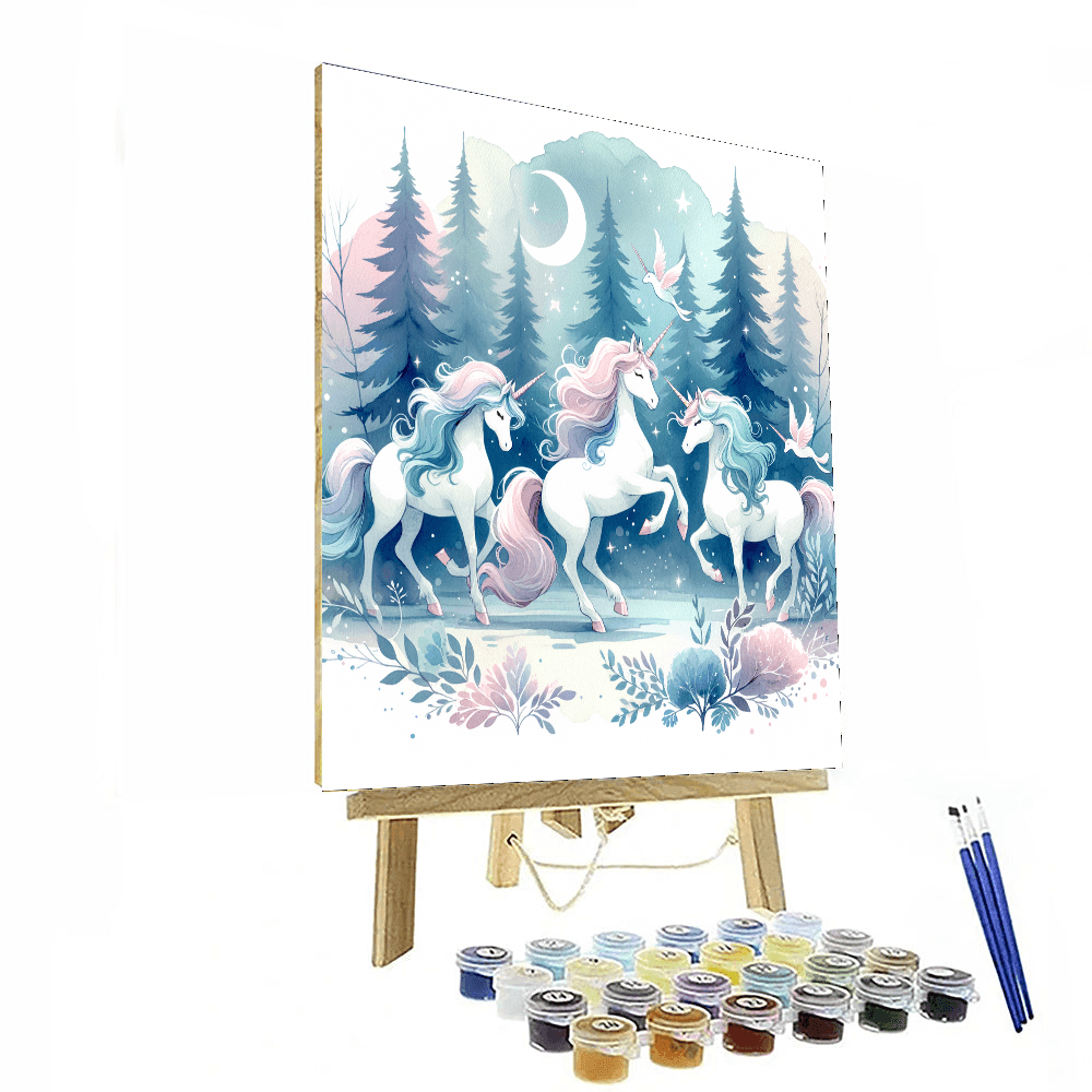 Magical Unicorns - DIY Painting By Numbers Kit