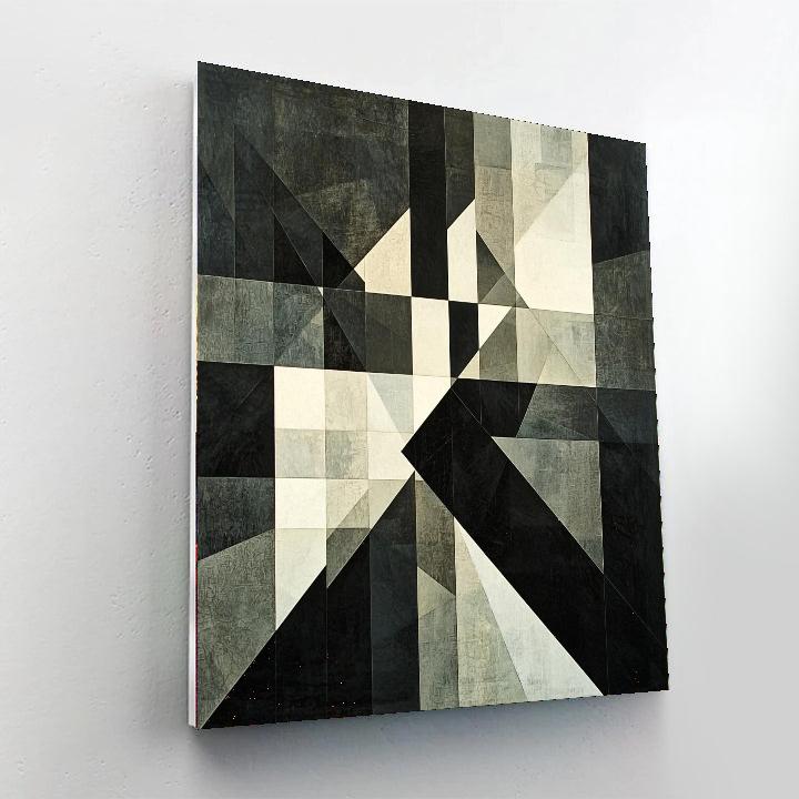 Kazimir Malevich Inspired Symphony Of Angles  Numbered Painting Kits