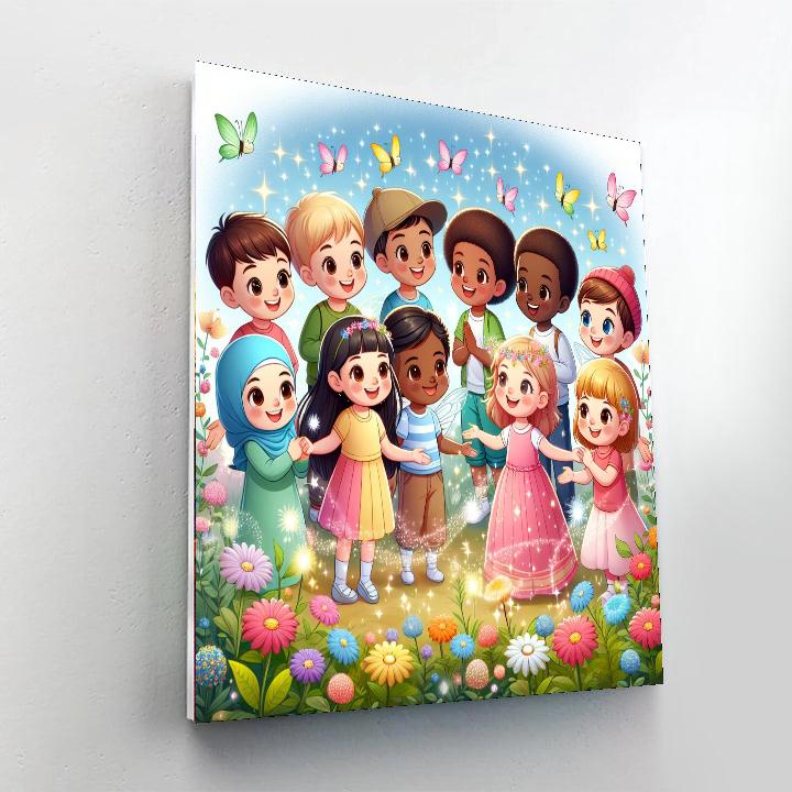 Garden Fairy Adventures Paint By Number