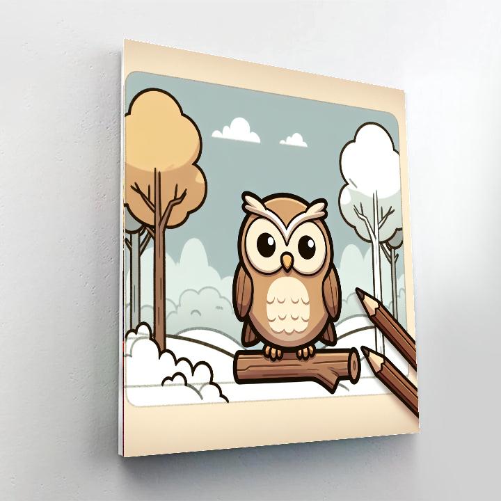 Giggle Guru Owl Numbered Painting Kits