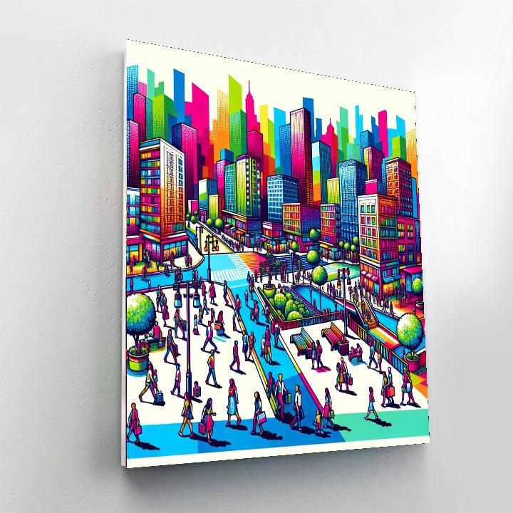 Exciting City Adventures Paint By Numbers