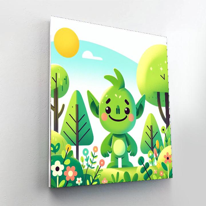 Giggly Goblin Number Painting