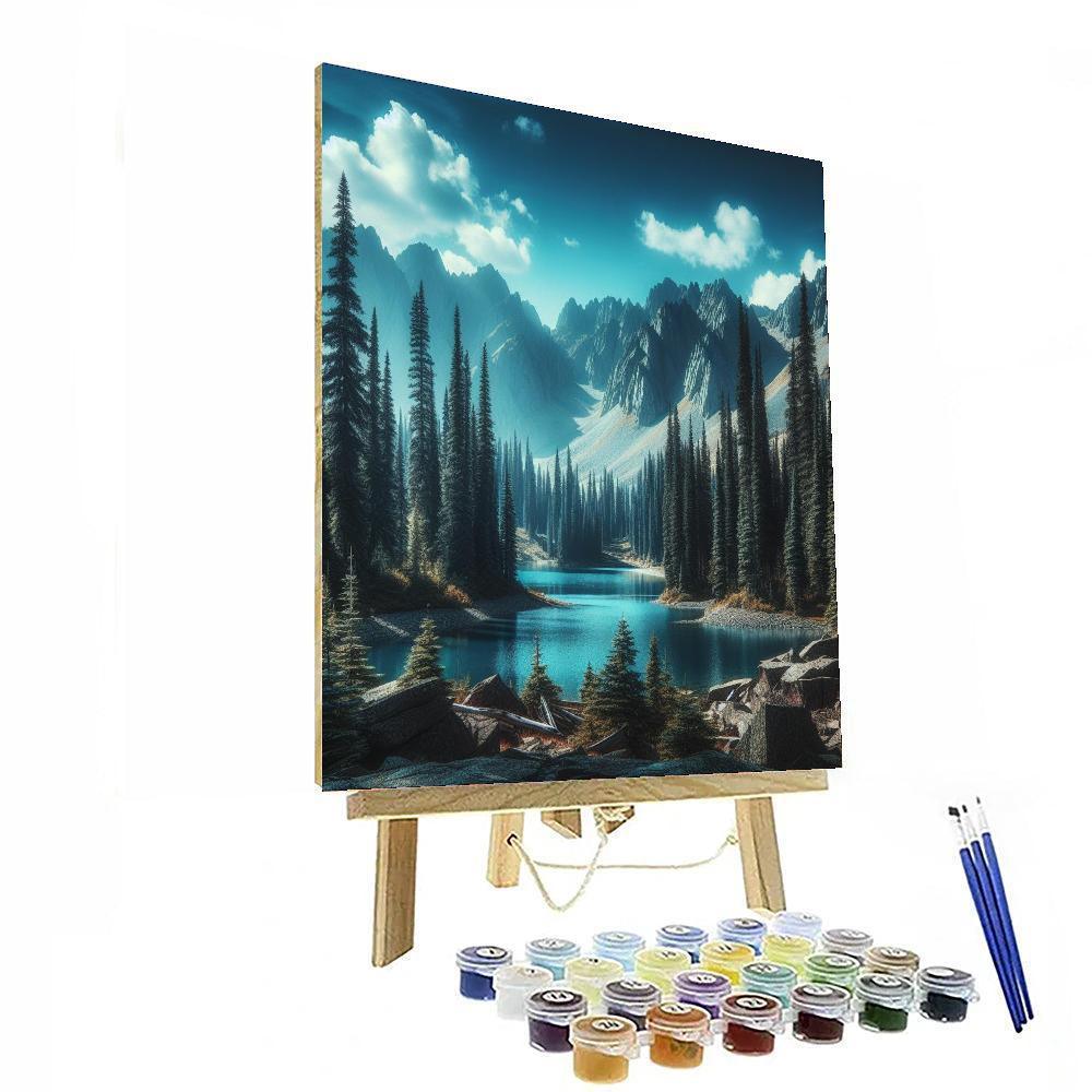 Northern Wilderness Majesty Numbered Painting Kits