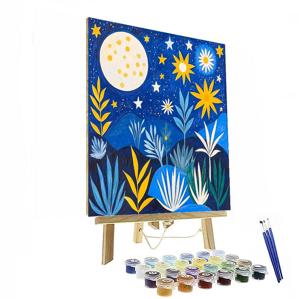 Henri Matisse Inspired Lunar Dance  Paint By Number