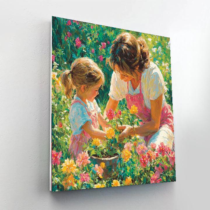 In Mother's Garden DIY Paint By Numbers