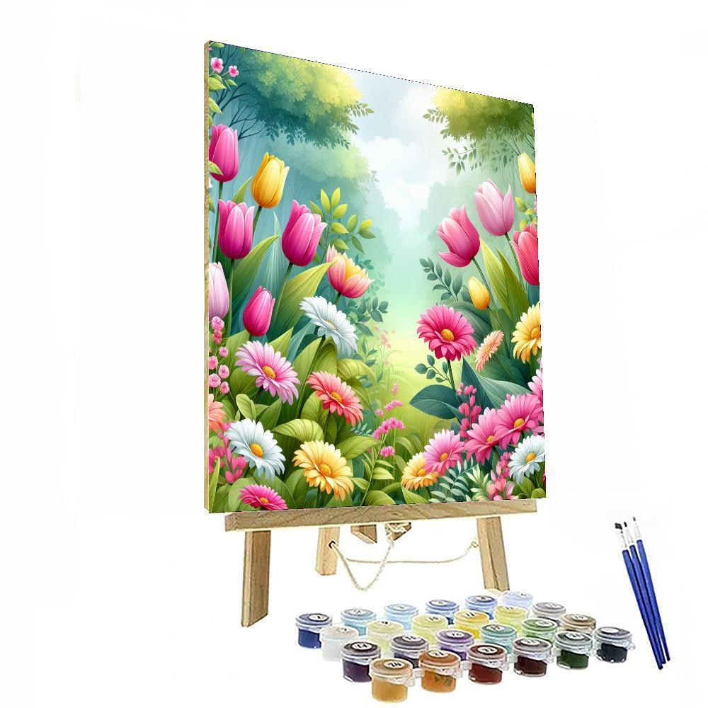 Joyous Spring Awakening Paint By Color