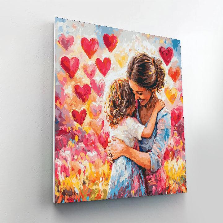 Heartstrings Connected Number Painting