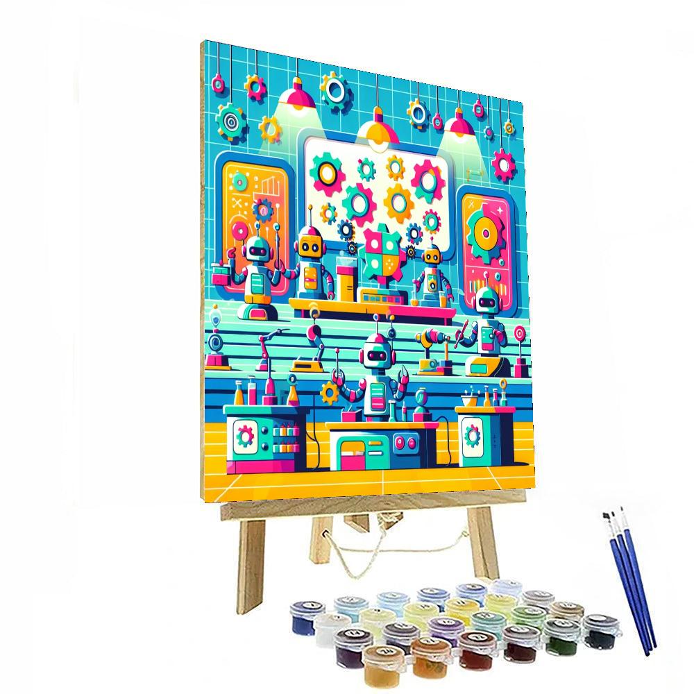 Innovative Robot Lab DIY Paint By Numbers