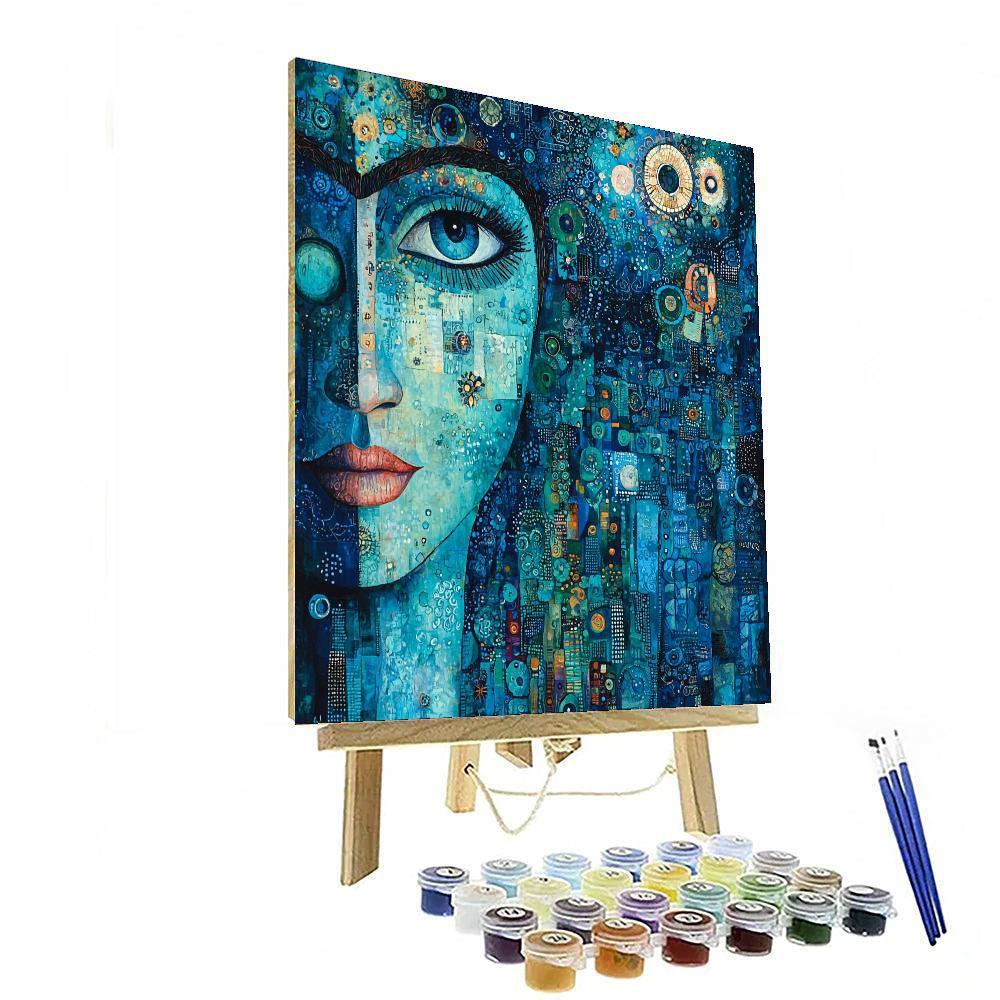 Frida Kahlo Inspired Emotional Tapestry Of Identity  Paint By Numbers Art