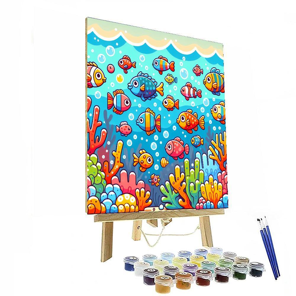 Exploring Underwater World Paint By Numbers Kits