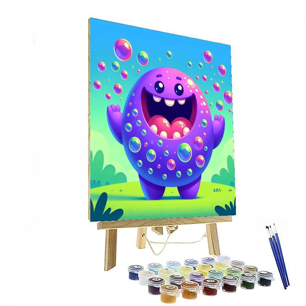 Bubbly Monster Painting By Numbers Kit