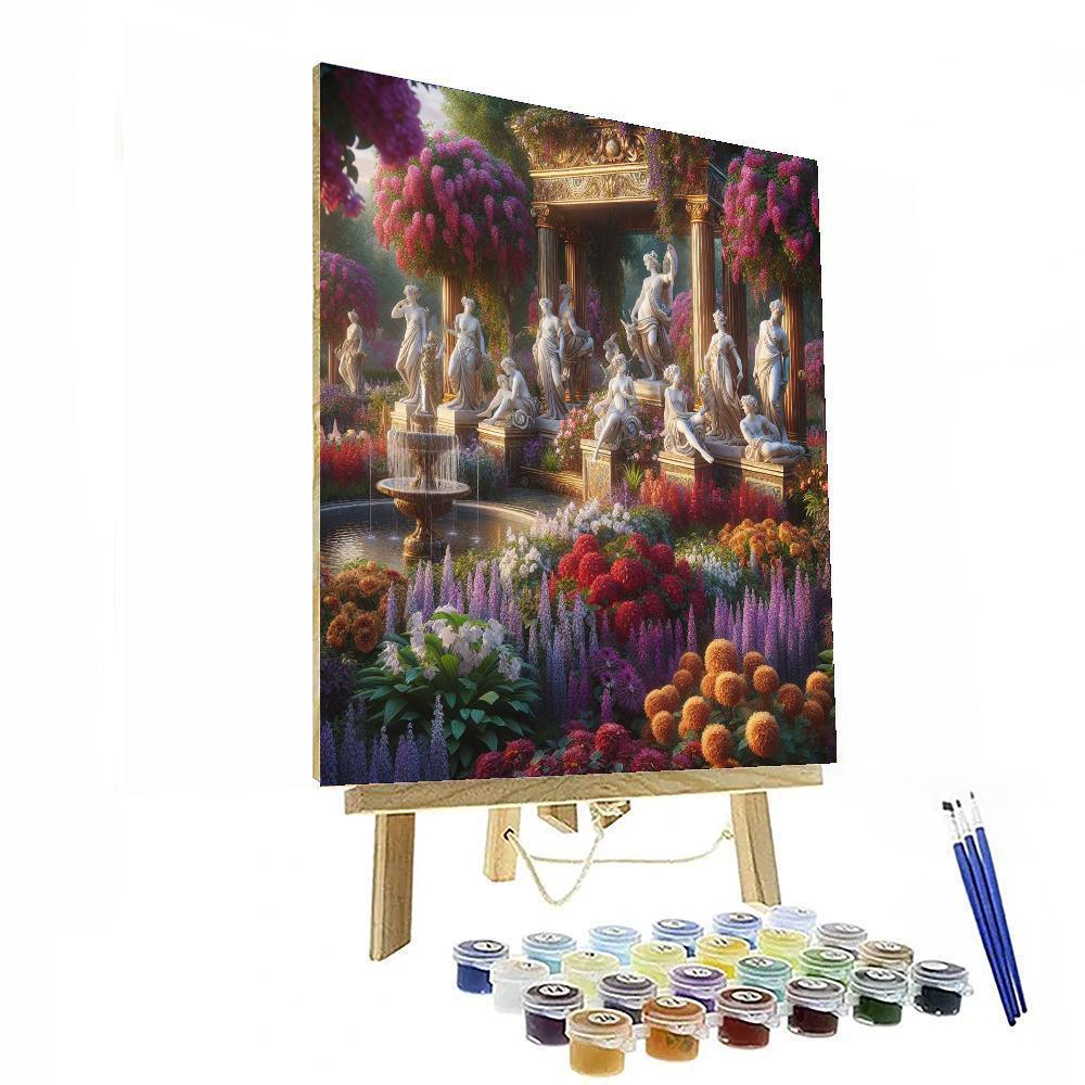 Renaissance Garden Elegance Painting By Numbers Kit