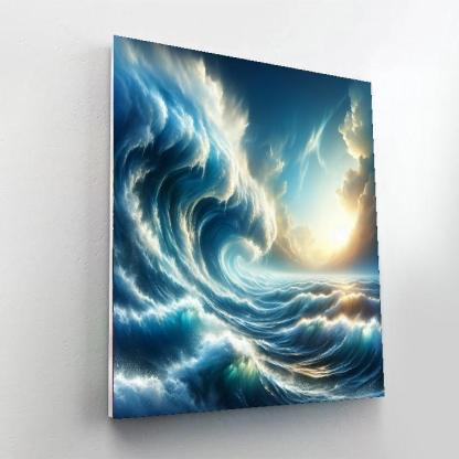 Ocean Wave Crescendo Numbered Painting Kits