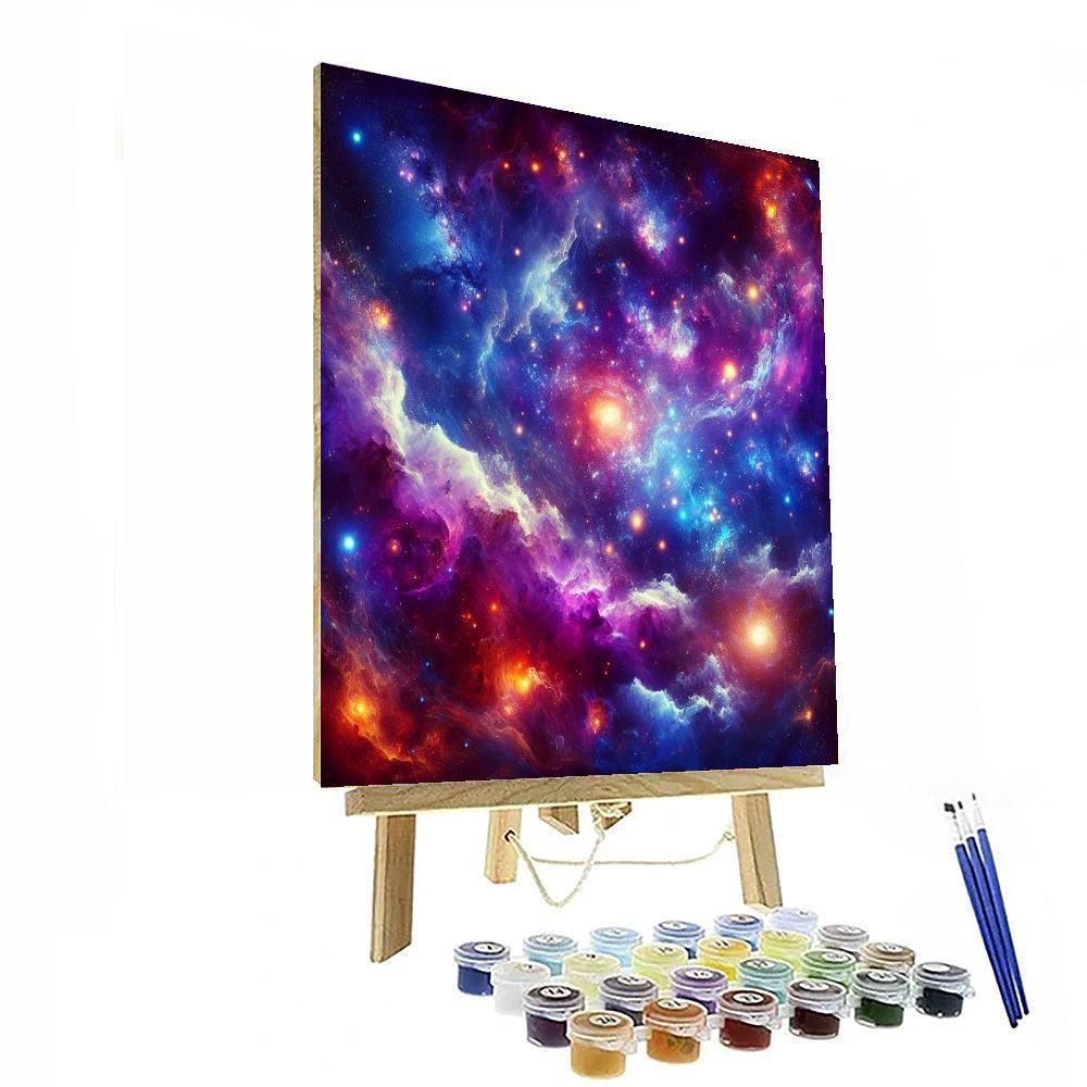 Galactic Wonderworld Painting By Numbers Kit