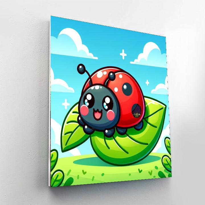 Lucky Ladybugs Paint By Numbers Art