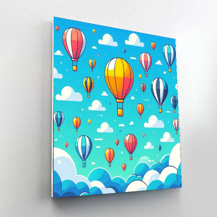 Sky High Painting Number Kit