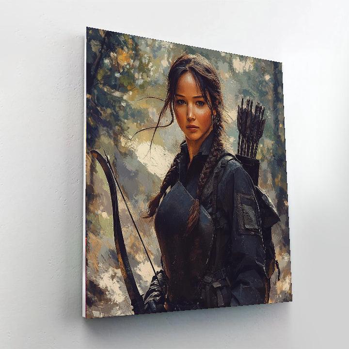 Jennifer Lawrence: The Spark Of Everlasting Resilience Numbered Painting Kits