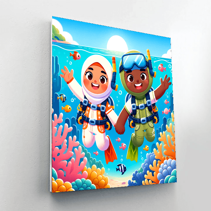 Undersea Explorers Paint By Color