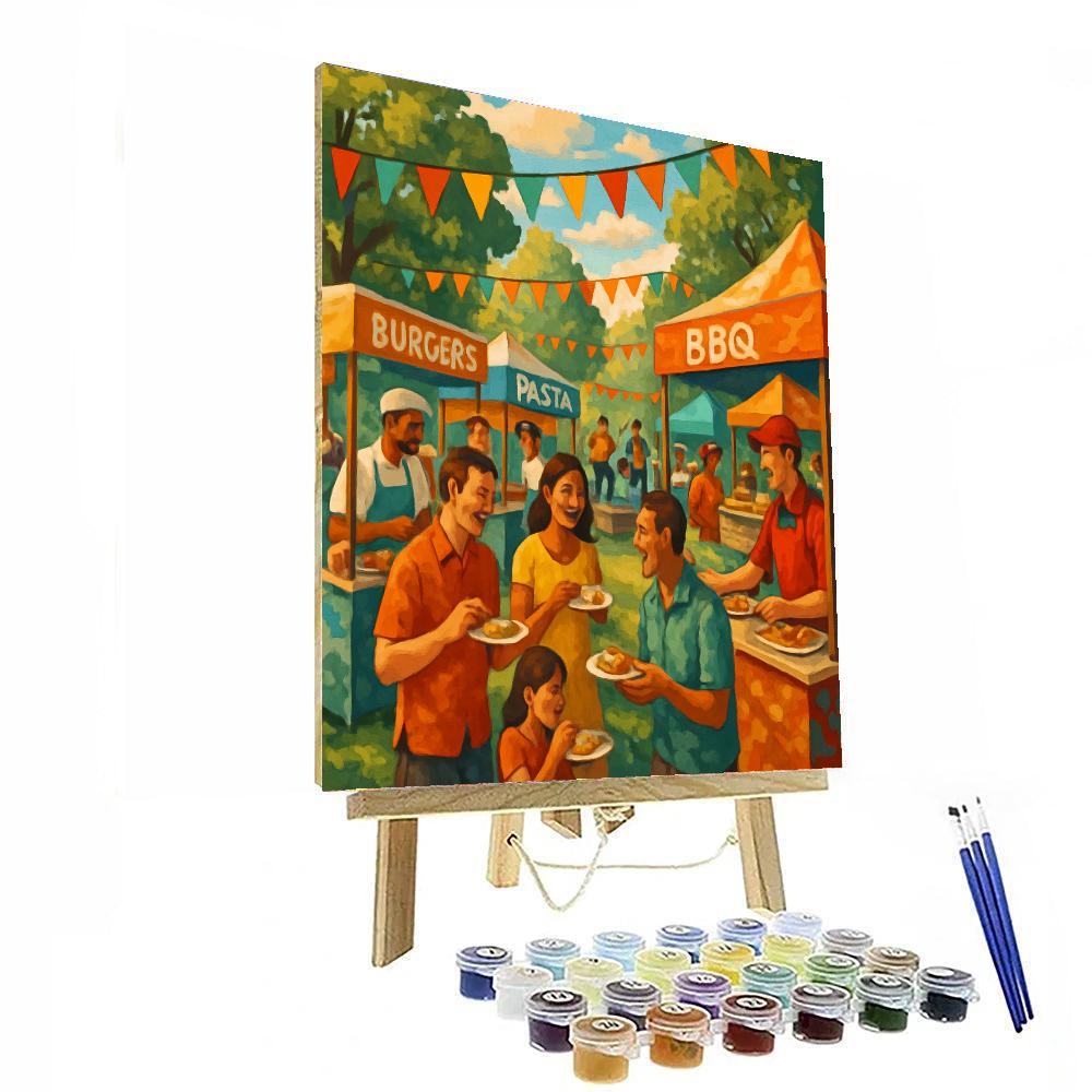 The Taste Of Chicago - Chicago Painting By Numbers Kit