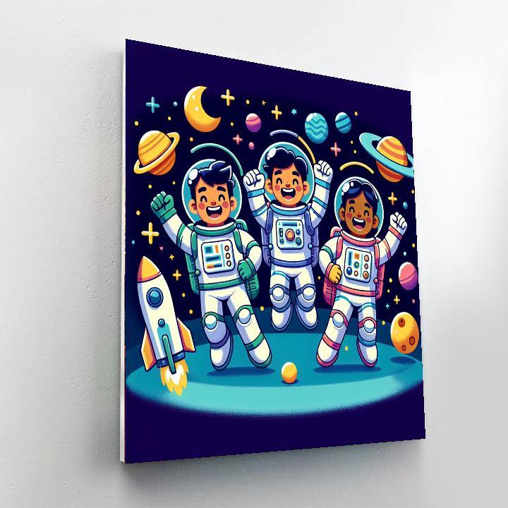 Daring Space Mission Paint By Numbers