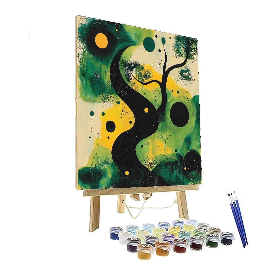 Joan Miró Inspired Organic Impressions  Paint By Color