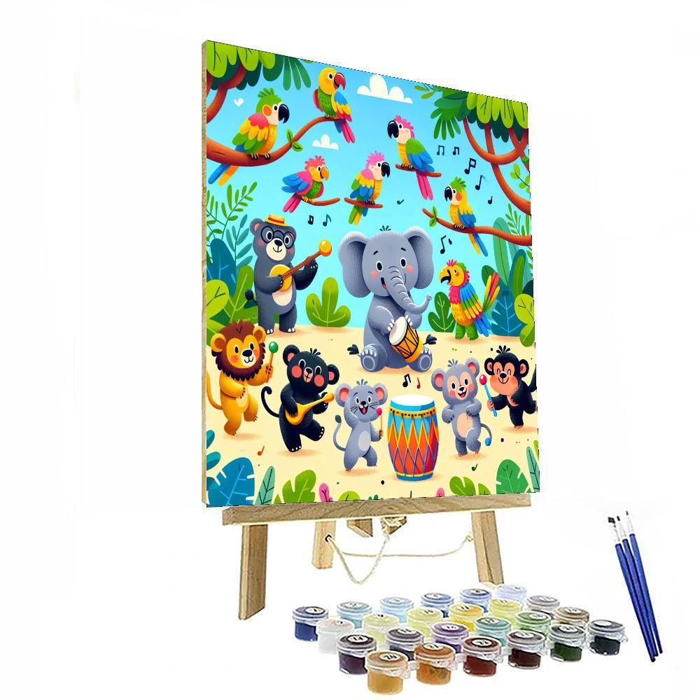 Jungle Jubilee Paint By Numbers