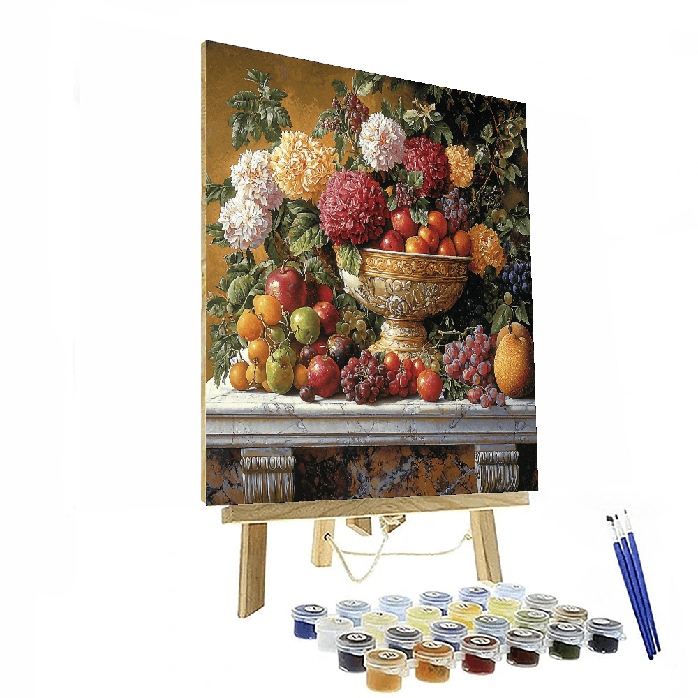 Vermeer Inspired Renaissance Still Life Elegance - DIY Painting By Numbers Kit