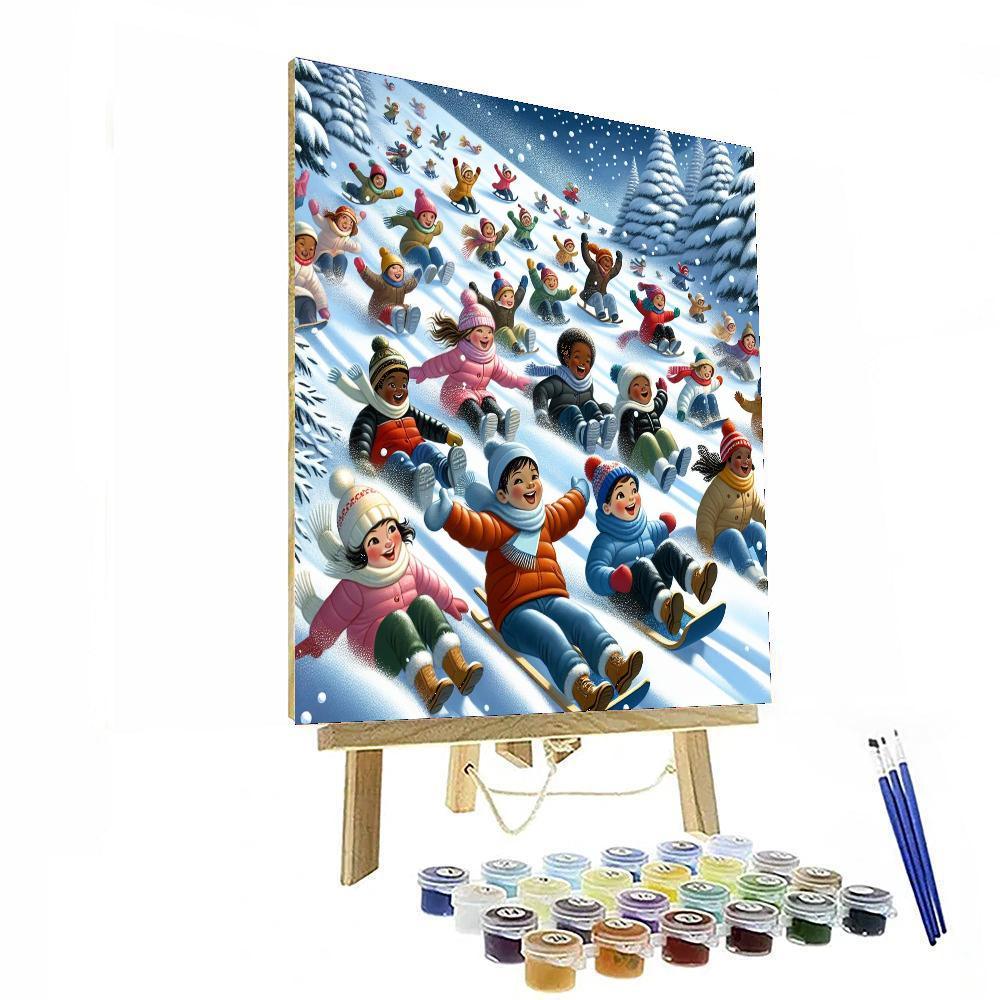Frosty Winter Adventure Numbered Painting Kits