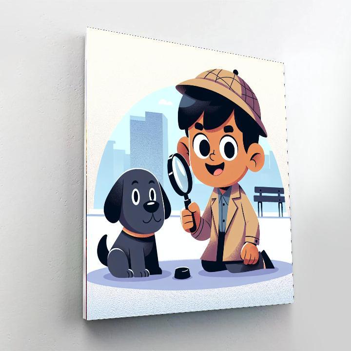 Mystery Detective Adventure Paint By Color