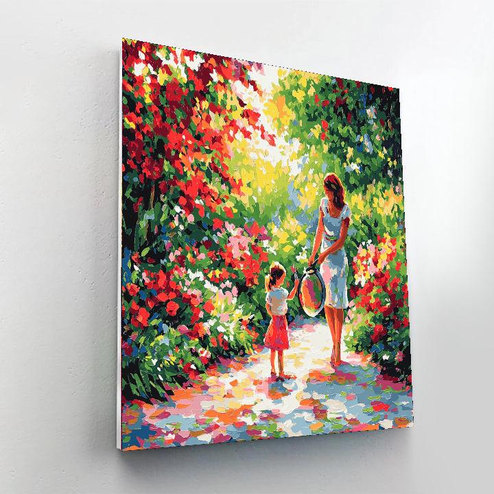 Together In The Garden Number Painting