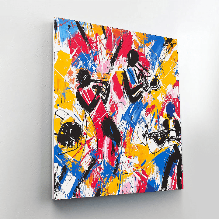Jean-Michel Basquiat Inspired Golden Age Of Jazz  Paint By Numbers Kits