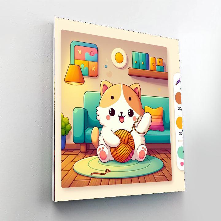 Adventurous Kitten Paint By Numbers Kits